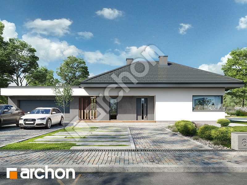 Проект будинку ARCHON+ Будинок в каландівах (Г2) Вид 1