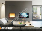 Проект будинку ARCHON+ Будинок в каландівах (Г2) денна зона (візуалізація 1 від 1)
