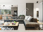 Проект будинку ARCHON+ Будинок в каландівах (Г2) денна зона (візуалізація 1 від 3)