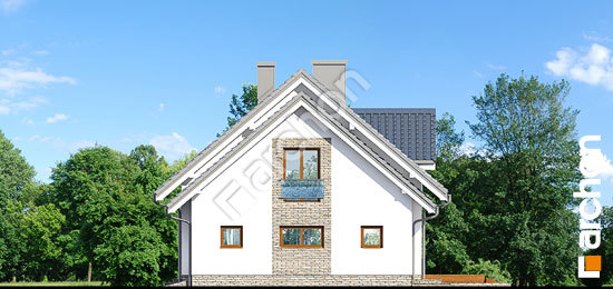 Бочний фасад Будинок в сріблянках (Г2)