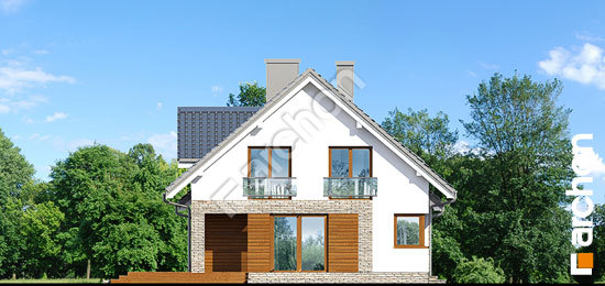 Боковой фасад Дом в серебрянках (Г2)