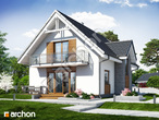 Проект будинку ARCHON+ Будинок в рокітнику вер.2 стилізація 4