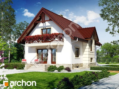 Проект дома ARCHON+ Дом в ракитнике вер.2 Вид 2