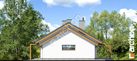 Боковой фасад Дом в мекинтошах 4