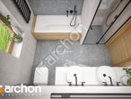 Проект дома ARCHON+ Дом в мекинтошах 4 визуализация ванной (визуализация 3 вид 4)