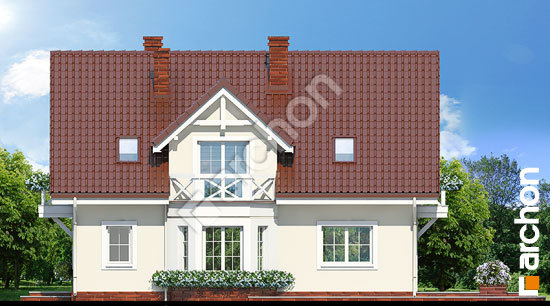 Боковой фасад Дом под калиной вер.2