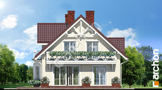 Дворовой фасад Дом под калиной вер.2