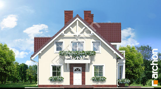 Передній фасад Будинок під калиною вep. 2 вер.2