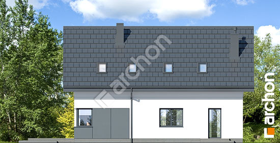 Дворовой фасад Дом в малиновках 25 (ГЕ)