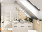 Проект дома ARCHON+ Дом в бруснике Б вер.2 визуализация ванной (визуализация 3 вид 1)
