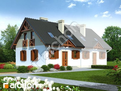 Проєкт будинку ARCHON+ Будинок в брусниці (Б) вер. 2 