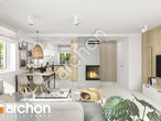 Проект будинку ARCHON+ Будинок в брусниці (Б) вер. 2 денна зона (візуалізація 1 від 2)