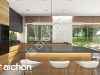 Проект дома ARCHON+ Дом под апельсином 2 (Г) визуализация кухни 1 вид 1