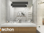 Проект дома ARCHON+ Дом под апельсином 2 (Г) визуализация ванной (визуализация 3 вид 2)