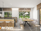 Проект дома ARCHON+ Дом под апельсином 2 (Г) дневная зона (визуализация 1 вид 4)