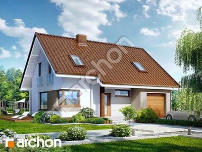 Проєкт будинку ARCHON+ Будинок в журавках вер.2