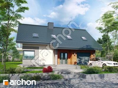Проект дома ARCHON+ Дом в клетрах 