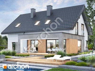 Проект будинку ARCHON+ Будинок в комміфорах 10 Вид 2