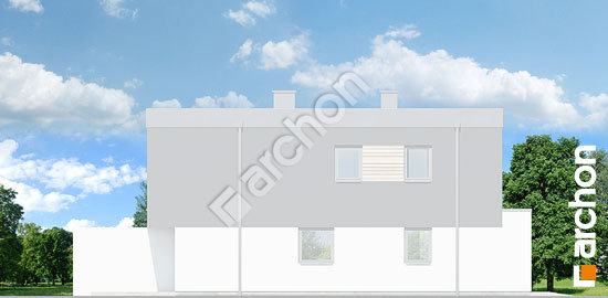 Боковой фасад Дом под гинко 14 (ГБ)