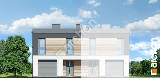 Передний фасад Дом под гинко 14 (ГБ)