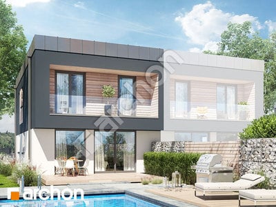 Проект дома ARCHON+ Дом под гинко 14 (ГБ) 