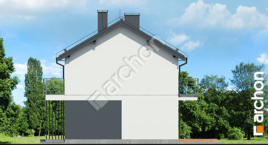 Бочний фасад Будинок в халезіях (Р2А) вер.3