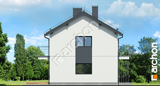 Бочний фасад Будинок в халезіях (Р2А) вер.3