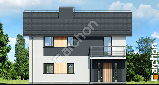 Передній фасад Будинок в халезіях (Р2А) вер.3