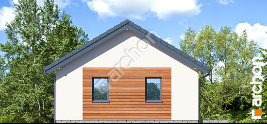 Бочний фасад Г27 - Двомісний гараж