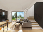Проект будинку ARCHON+ Будинок в мураях (ГС) денна зона (візуалізація 1 від 3)