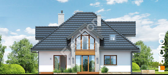 Боковой фасад Дом в тимьяне (Н)  вер.2