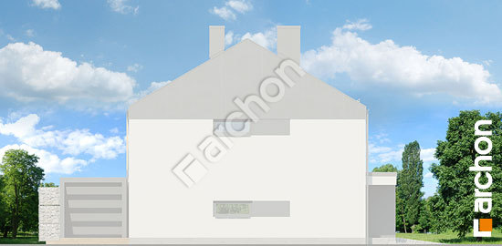 Боковой фасад Дом в нарциссах (Б) вер. 2