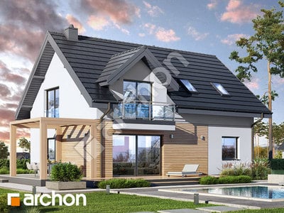 Проект дома ARCHON+ Дом в хлорофитуме 14 