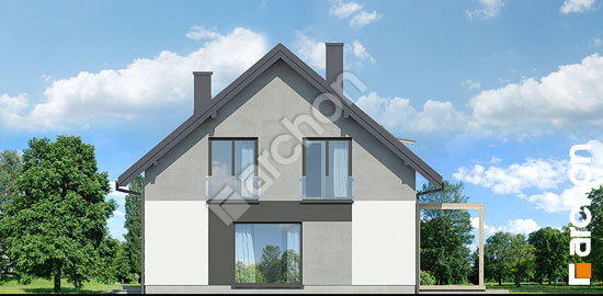 Боковой фасад Дом в мальвах 2