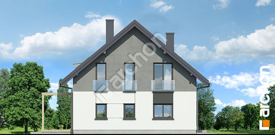 Боковой фасад Дом в мальвах 2