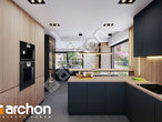 Проект будинку ARCHON+ Будинок в мальвах 2 візуалізація кухні 1 від 3