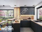 Проект дома ARCHON+ Дом в мальвах 2 визуализация кухни 1 вид 1