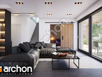 Проект будинку ARCHON+ Будинок в мальвах 2 денна зона (візуалізація 1 від 3)