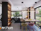 Проект будинку ARCHON+ Будинок в мальвах 2 денна зона (візуалізація 1 від 5)