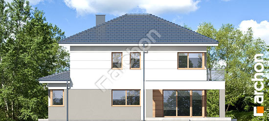 Боковой фасад Вилла Королина 2 (Г2)