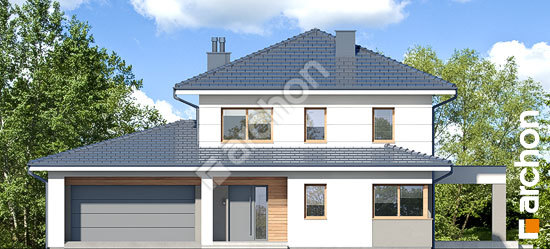 Передний фасад Вилла Королина 2 (Г2)