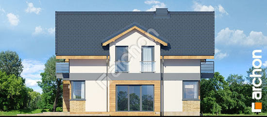 Боковой фасад Дом в буддлеях 3 (А)