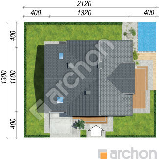 Проєкт будинку ARCHON+ Будинок в буддлеях 3 (А) Ситуація