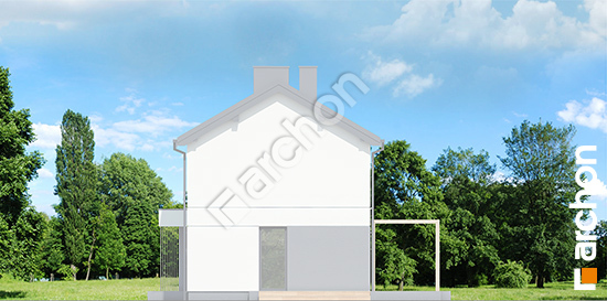 Боковой фасад Дом в эверниях 4 (Б) вер.2