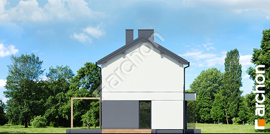 Боковой фасад Дом в эверниях 4 (Б) вер.2