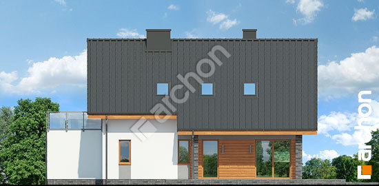 Дворовой фасад Дом в журавках 7 (Г2)