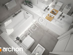 Проект будинку ARCHON+ Будинок в журавках 7 (Г2) візуалізація ванни (візуалізація 3 від 4)