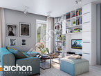 Проект будинку ARCHON+ Будинок в журавках 7 (Г2) денна зона (візуалізація 1 від 3)