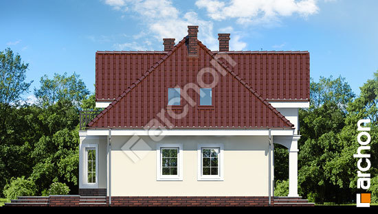 Боковой фасад Дом под белой акацией вер.2