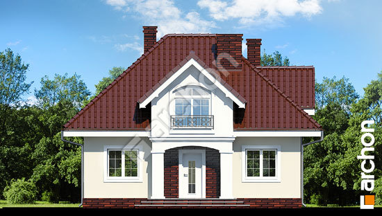 Передний фасад Дом под белой акацией вер.2